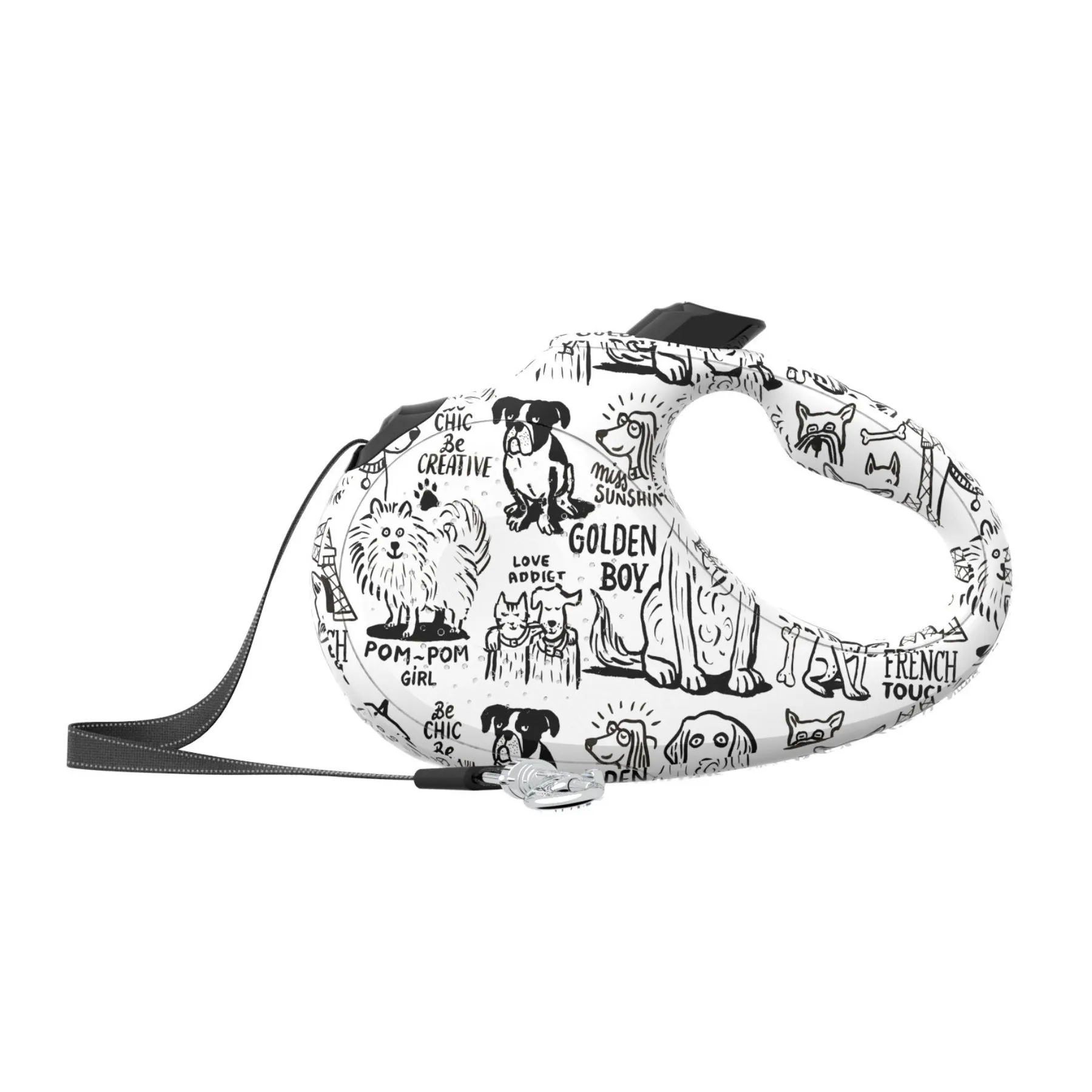 "Bon Voyage" retractable dog leash