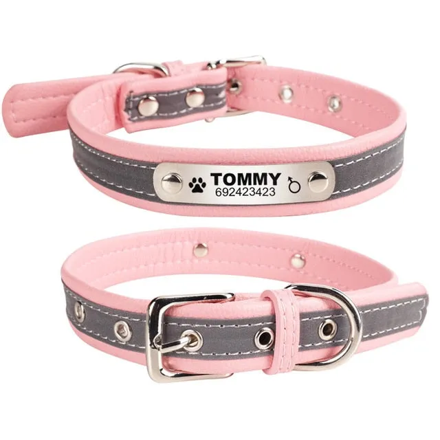 Reflective Collar ID Tag  For Pet