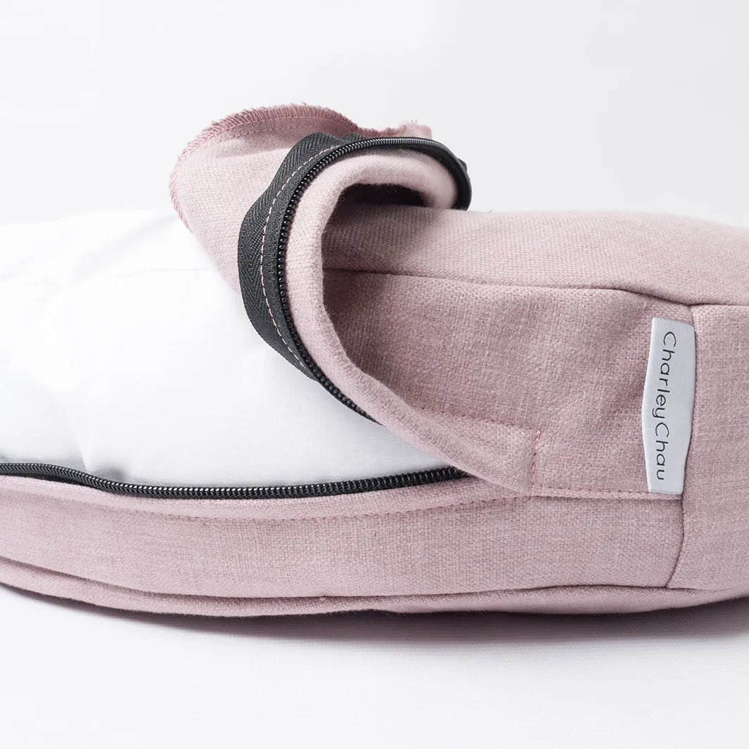 Round Dog Bed Mattress in Cosmo