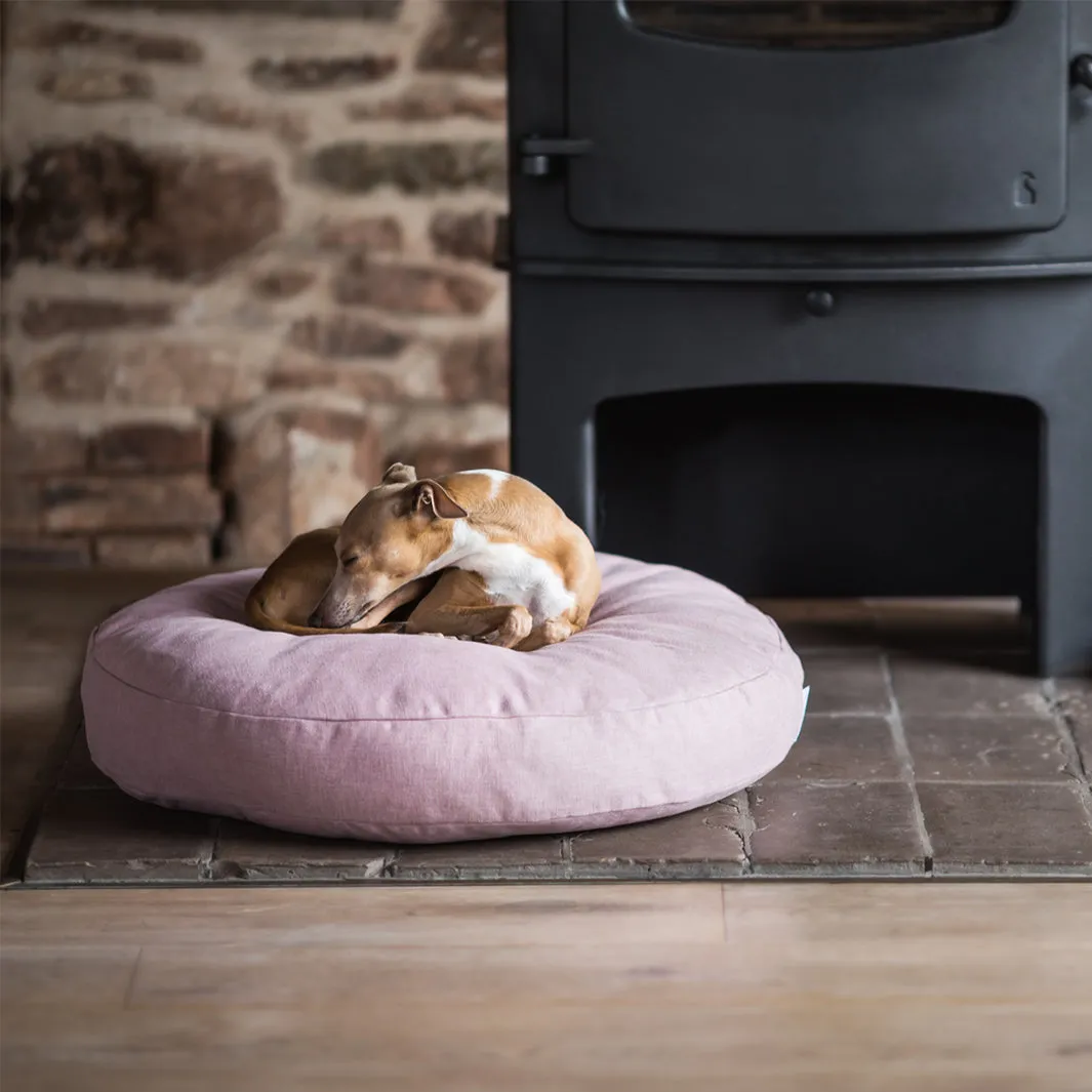 Round Dog Bed Mattress in Cosmo