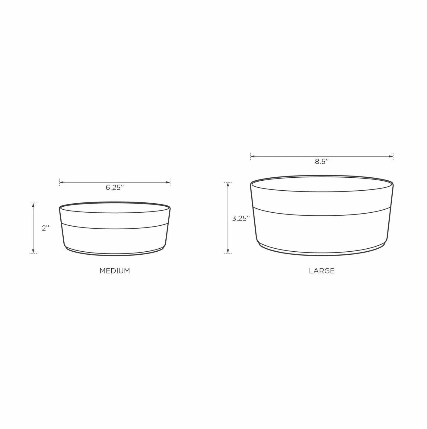 SP - Dog Bowls in Manor Grey