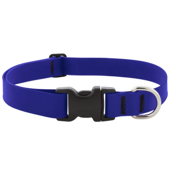 Splash Waterproof Dog Collar 16"-28", 1" Wide - True Blue