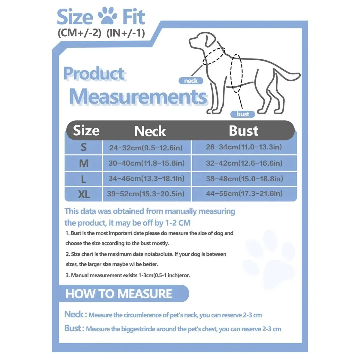 Supet Adjustable Pet Harness - Reflective and Breathable Vest for Dogs and Cats