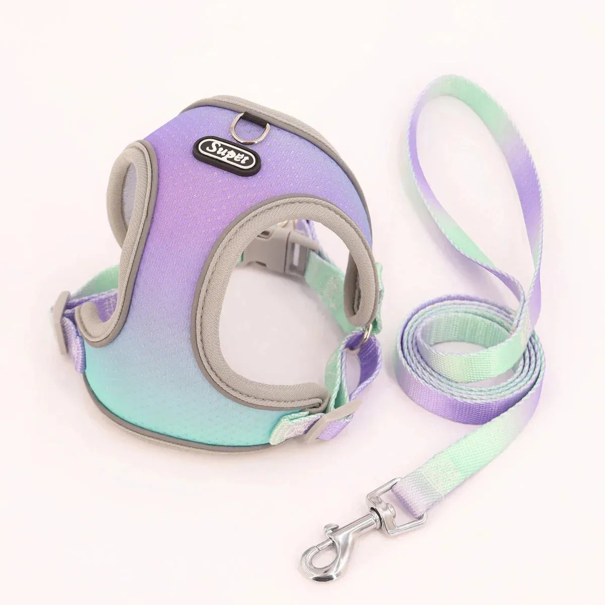Supet Adjustable Pet Harness - Reflective and Breathable Vest for Dogs and Cats