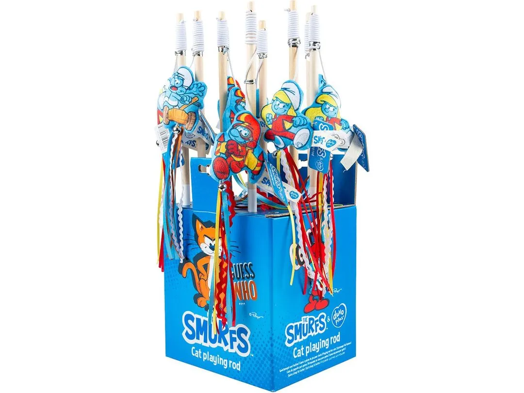 The Smurfs flying cat rods 46x6x2 - display Multicolour