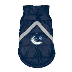 Vancouver Canucks Pet Puffer Vest