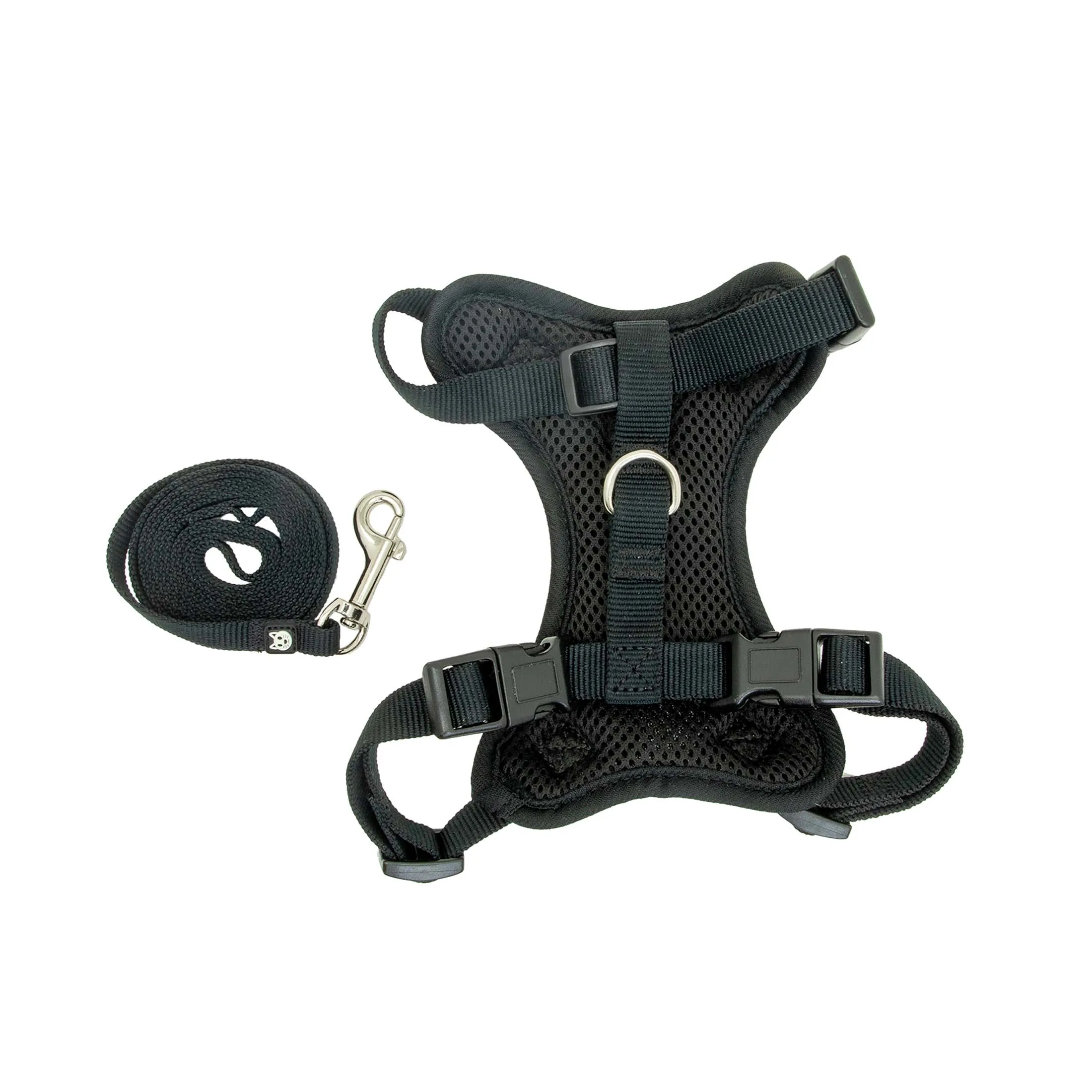 Vibrant Life, Polyester Large Cat Harness and Leash Combo, Black, One Size