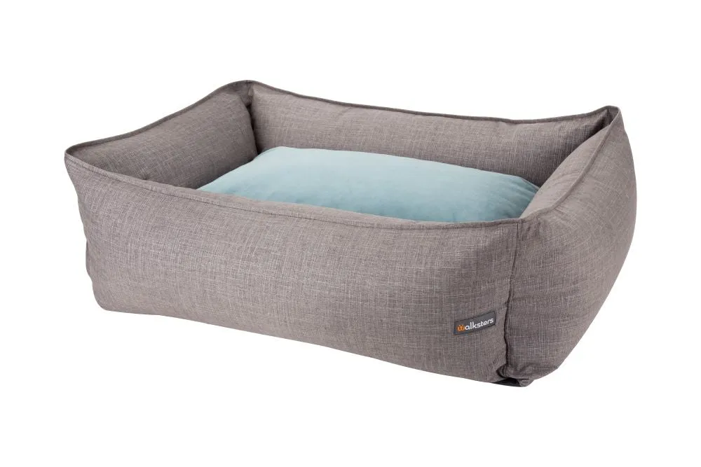 Walksters Lincoln Luxury Dog Bed in Grey