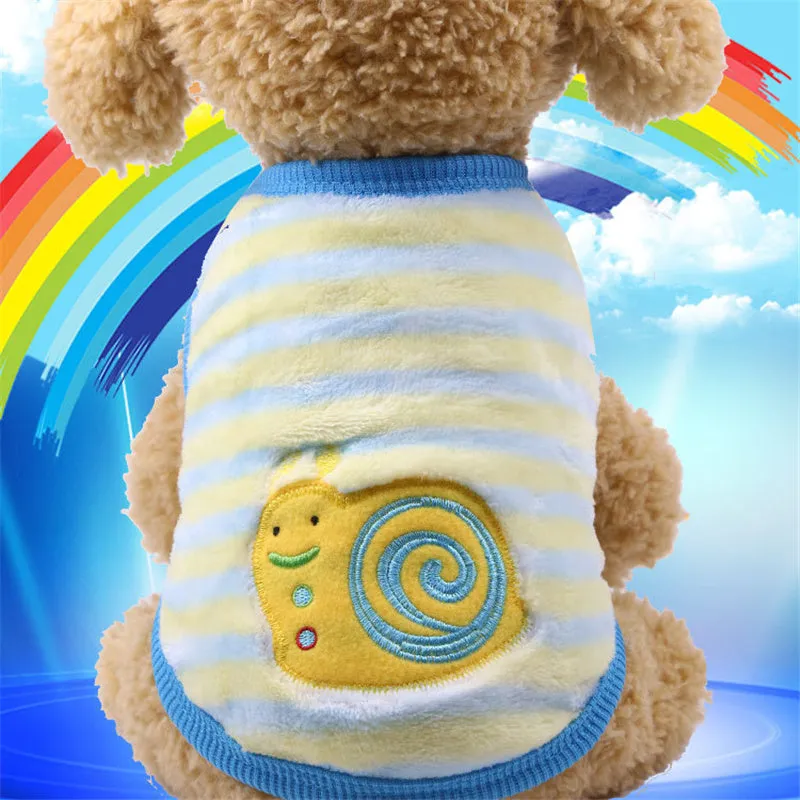 Warm Winter Dog Clothes Soft Fleece Jacket Pet Coat Sweater Puppy Cat Jumper