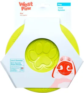 WEST PAW Zogoflex Zisc Dog Flying Disc, High Flying Aerodynamic Disc for Dogs Puppy  Lightweight, Floatable Disc for Fetch, Tug of War, Catch, Play  Doubles as Food/Water Bowl, Small, Granny Smith