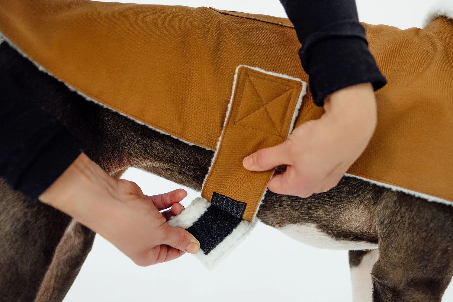 Working Dog Fleece Coat - Tan