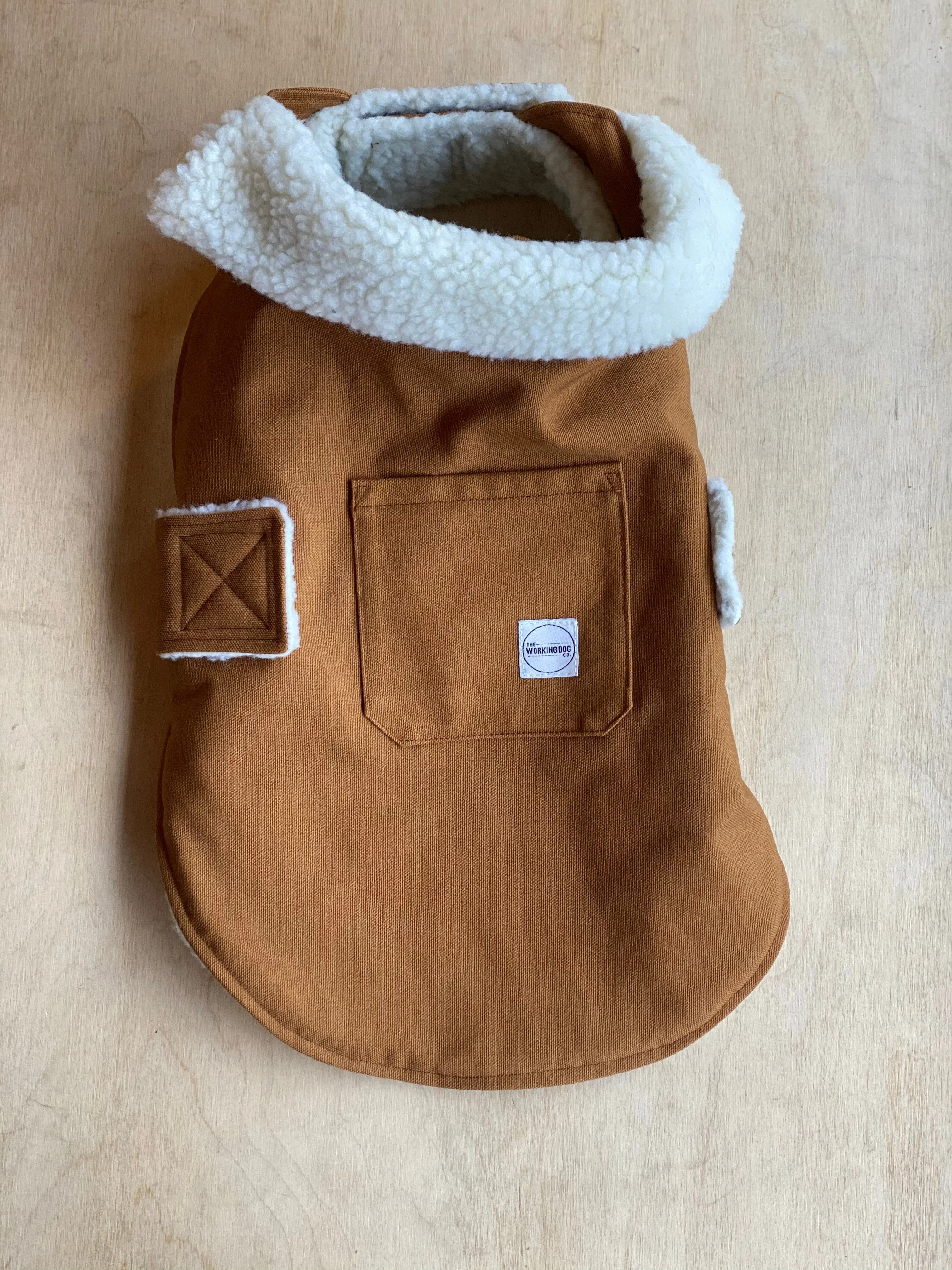 Working Dog Fleece Coat - Tan