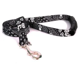 Yellow Dog Design - EZ-Grip Black Bandana Leash